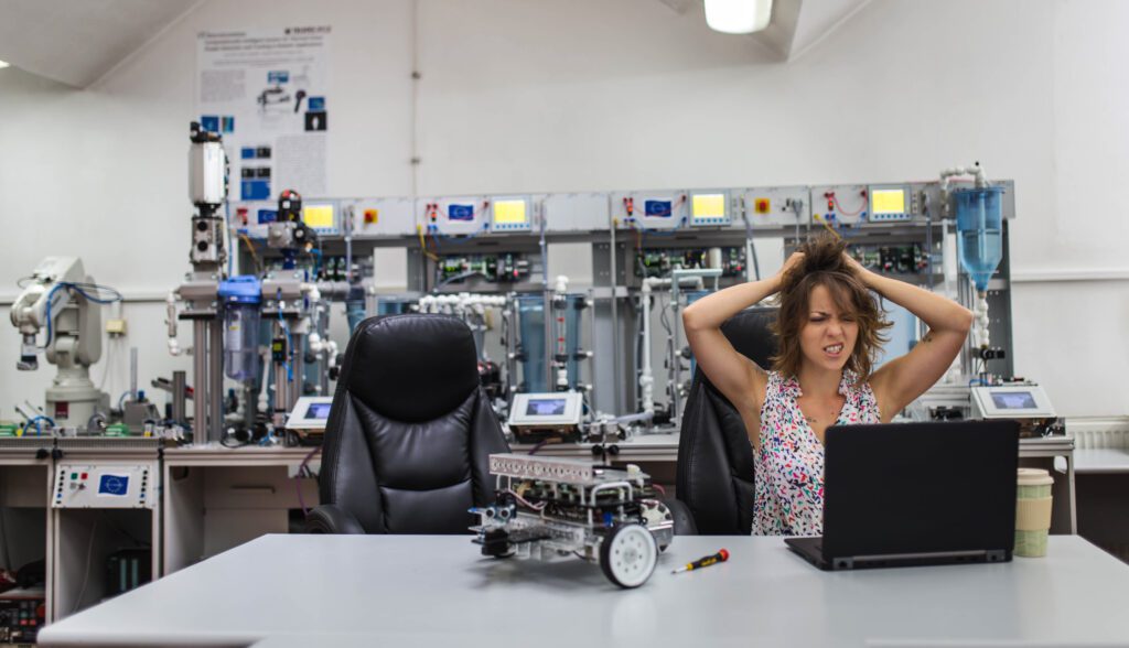 Frustrated she doesn't have GE Proficy